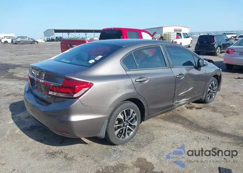 2013 Honda Civic Ex from USA, damaged, VIN 19XFB2F8XDE037115